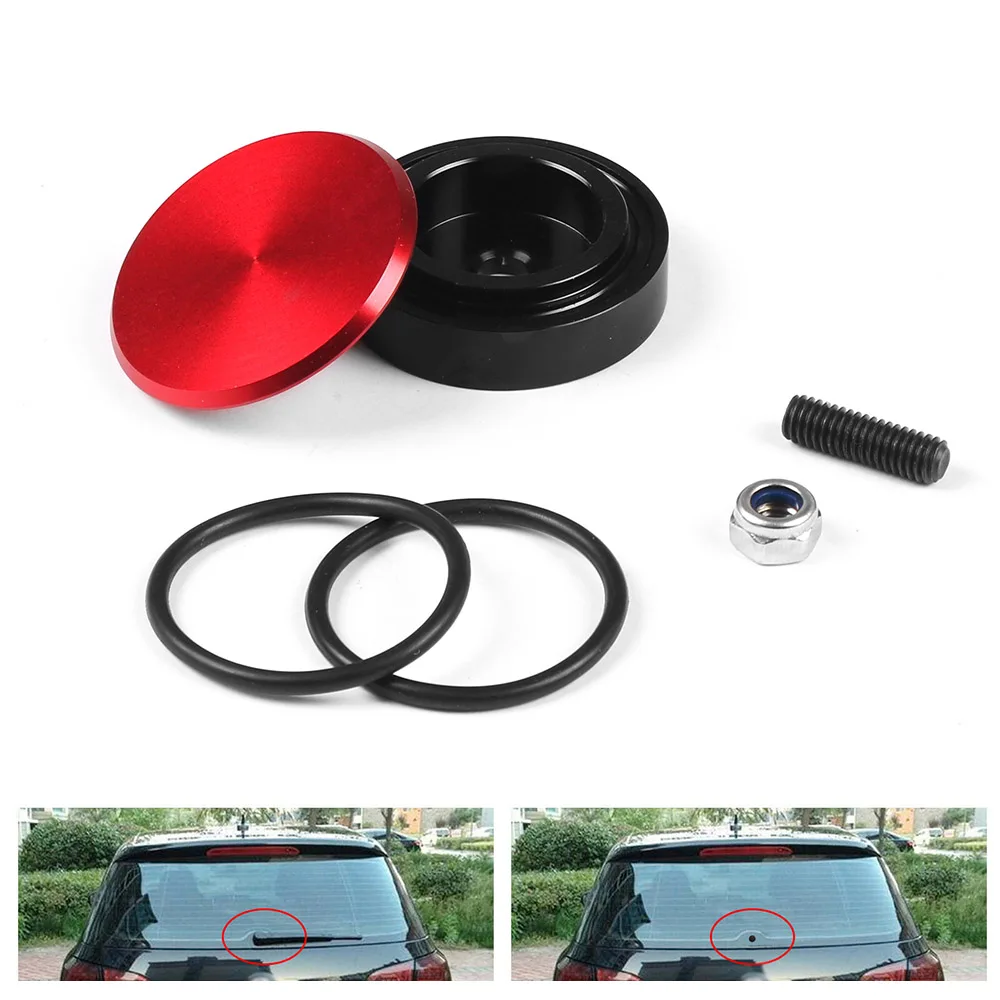 For Honda Aluminum Car Rear Wiper Delete Kit Plug Cap Universal Car Accessories TT102060