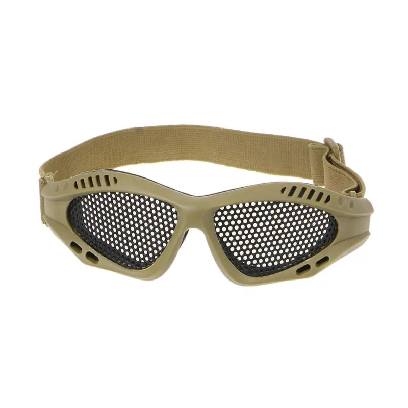 Motorcycle Airsoft Eye for Protection Goggles Anti Fog Mesh Metal Glass Dropship