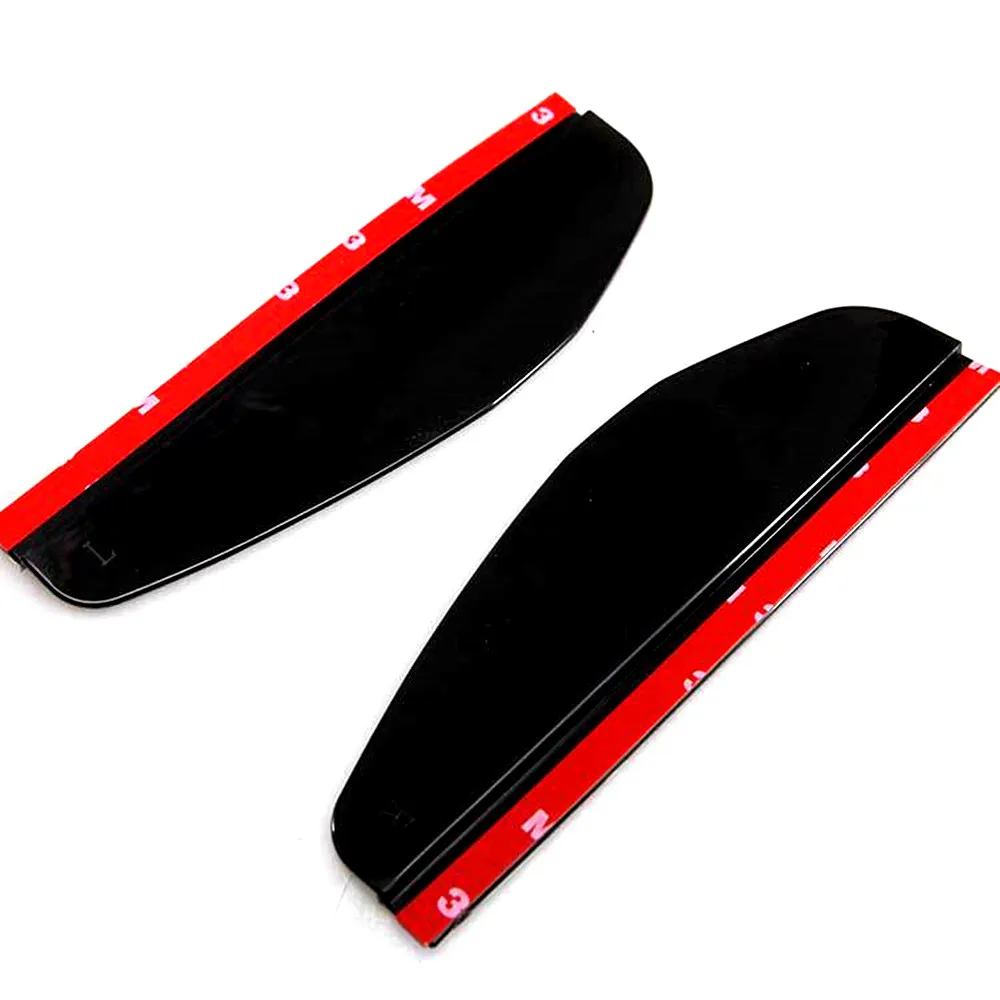 2pcs/set Flexible Car Rear View Cover Rearview Mirror Anti Rain Visor Blades Snow Guard Weather Protector Universal Car Styling