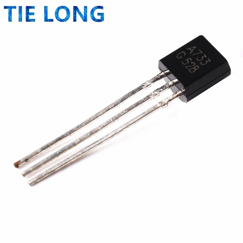 100 Buah 2SA733 TO-92 A733 TO92 Transistor Triode Baru