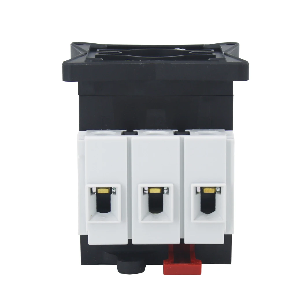 

Load switch isolating switch 3P V3C 63A 690VAC cabinet operating handle bottom plate installation operation