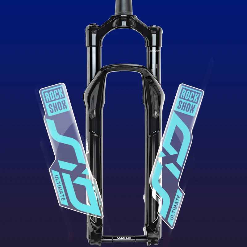 2020 rockshox sid front fork sticker bicycle decoration mountain bike front fork post waterproof transparent bottom