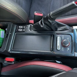 For Subaru WRX STi 2014-2021 Middle Console Handbrake Cup Holder Panel Slide Rolling Curtain Replacement Cover Trim Car Styling