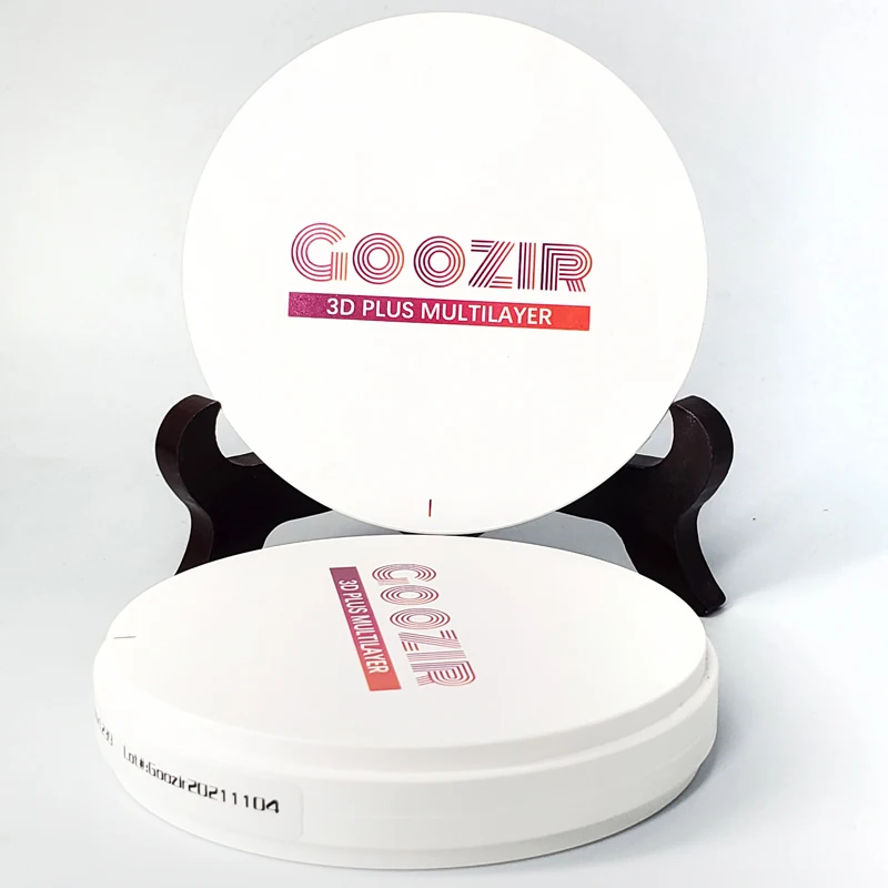 Venta Al Por Mayor De Alta Calidad GOOZIR 98mm A4 3D Multicapa Sombreado Dental Zirconia Suministros De Laboratorio Dental