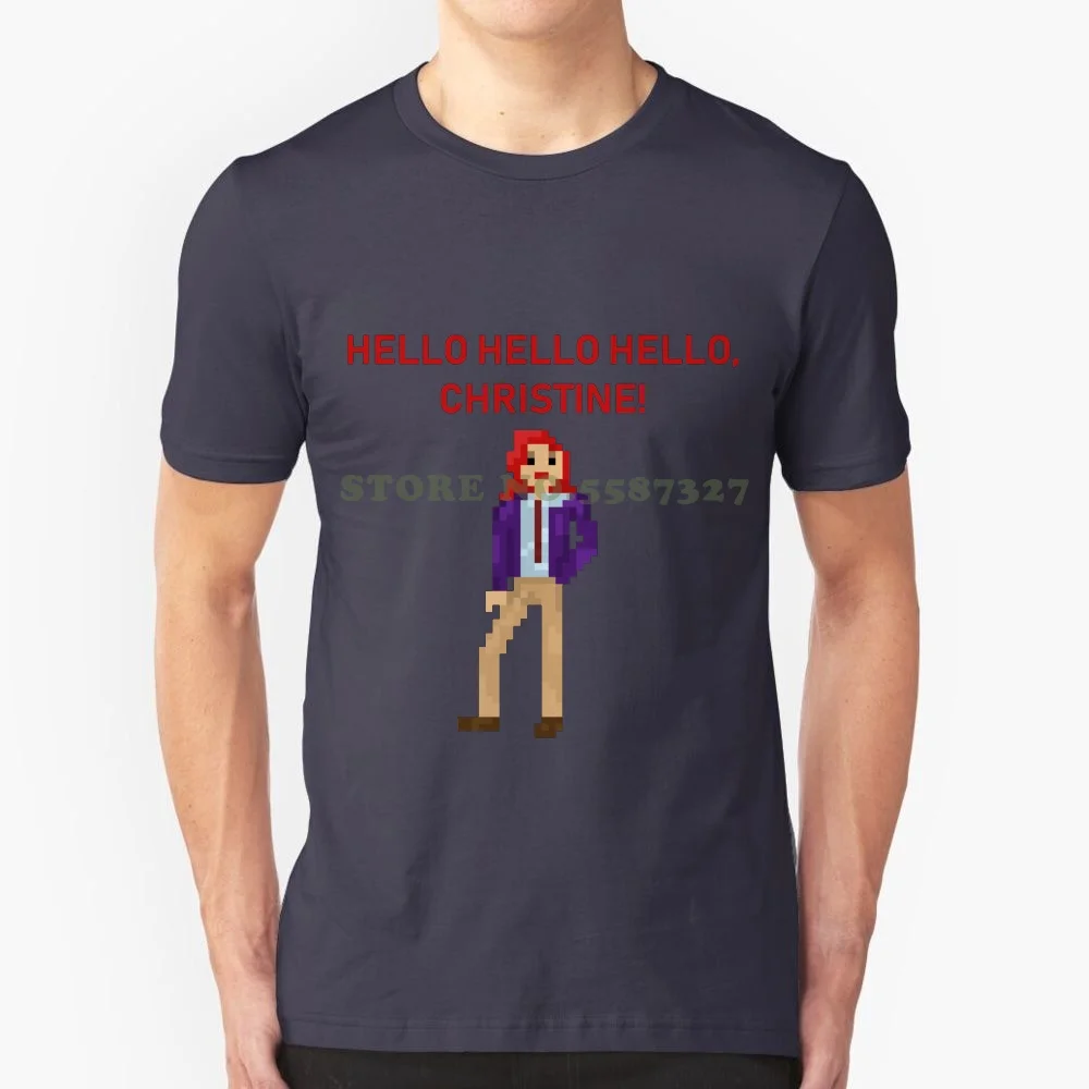 

Vanessa Vanjie Mateo Pixel Dad-Hello Hello Hello Christine! Cool Design Trendy T-Shirt Tee Rupauls Drag Race Drag Race Season