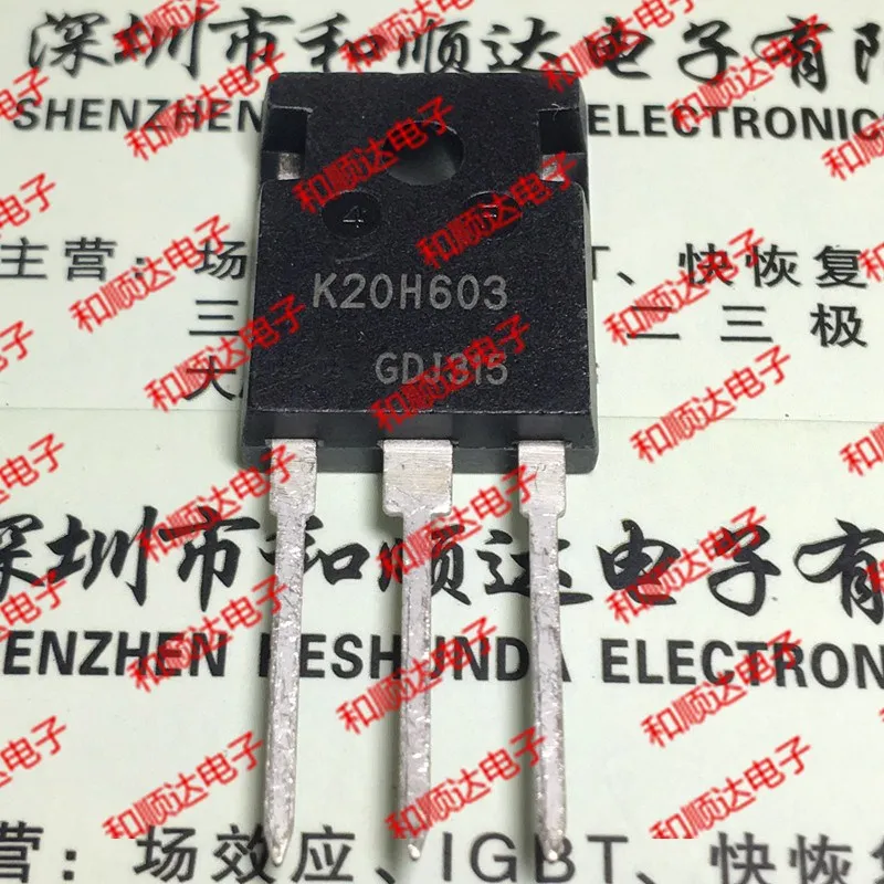 Original New 2pcs / IKW20N60H3 K20H603  TO-247  600V 20A TO247