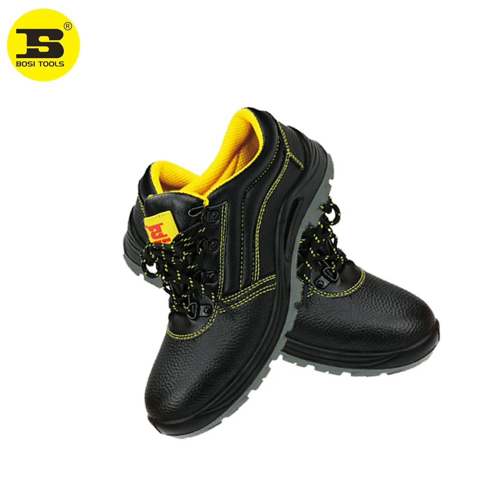 

BOSI Black Construction Worker Safety Shoes