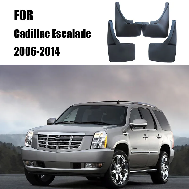 for Cadillac Escalade mudguards fenders car mud flaps splash guards fender auto accessories styline Front Rear 4 PCS