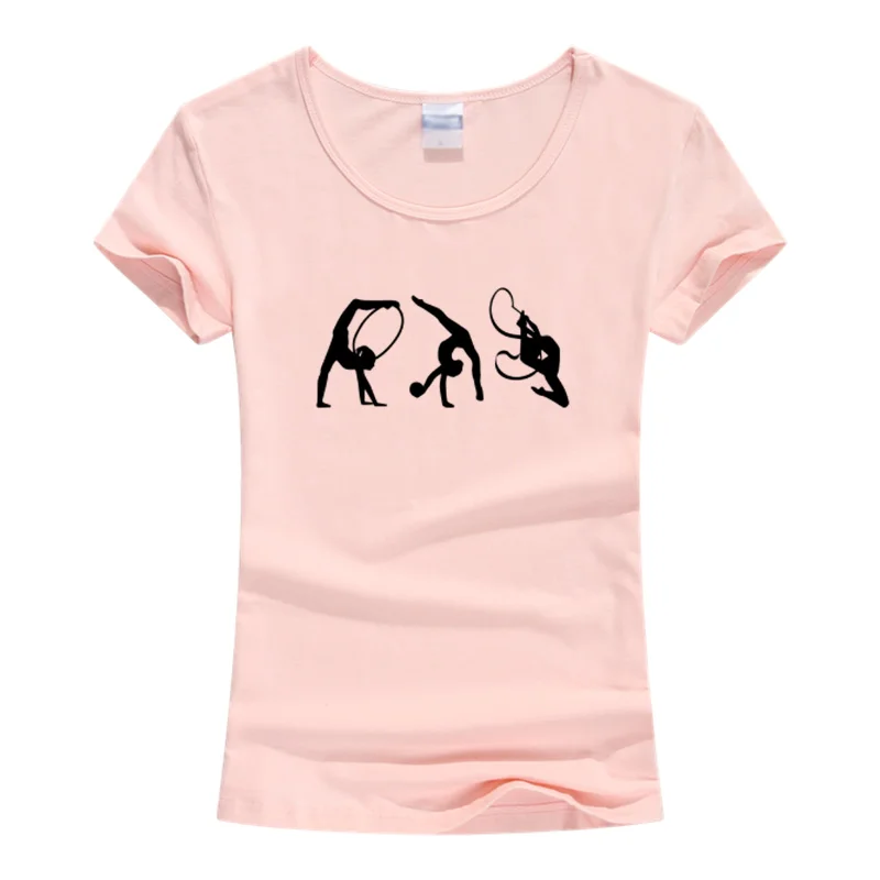 Gymnast T-shirt Vrouw Zomer Korte Mouw Nieuwe Mode Eurhythmics Dames Meisje Grappig Katoen Gift Tops Vrouwelijke Tee