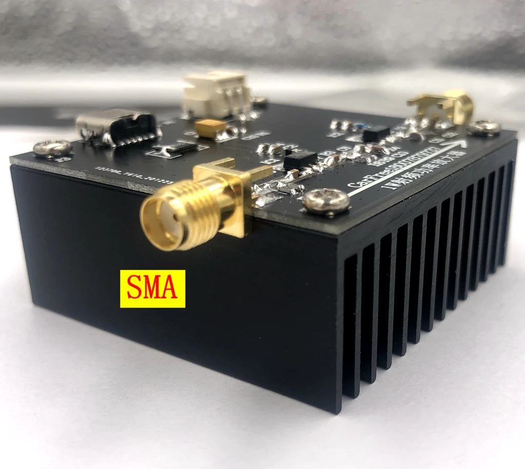 1.55G Hz 1555M Hz 1W 30dB RF Amplifier Power Amplifier untuk GPS Transmitter