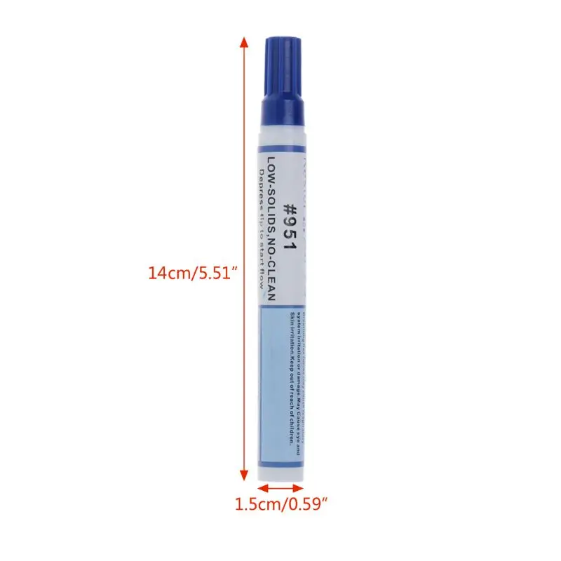 951 10ml Soldering Rosin Flux Pen Low-Solid Non-clean DIY Kester Solder Power