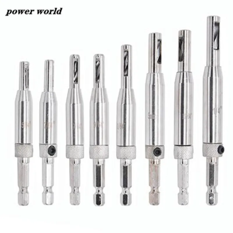 4Pcs/7Pcs/8Pcs/set High Speed Steel Self Centering Drill Bits Hinge Rill Bit for Carpenter Furniture Tools Set