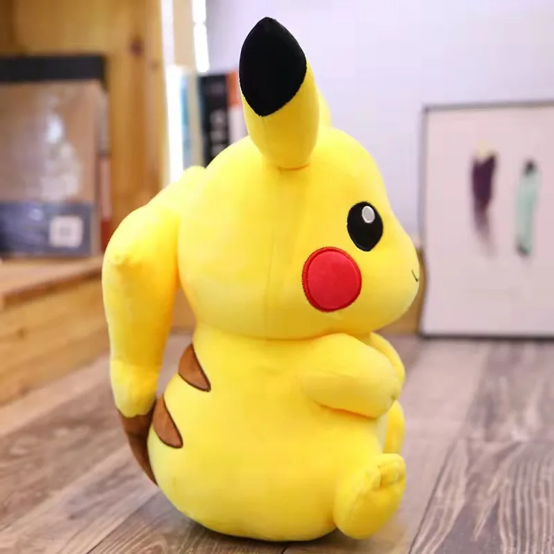 Genuine Pokemon Plush 30-80Cm Large Size Anime Figure Pikachu High Quality Pet Kawaii Toy Model Children\'s Best Birthday Gift