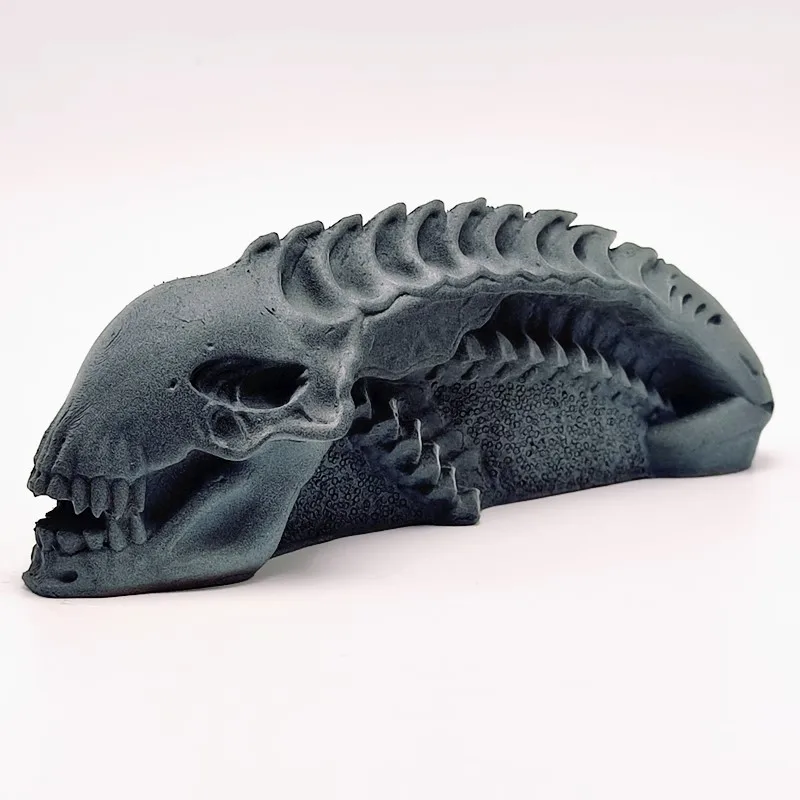 Silicone mold 3d alien monster skull is suitable for diy resin plaster model kitchen making chocolate cake tool