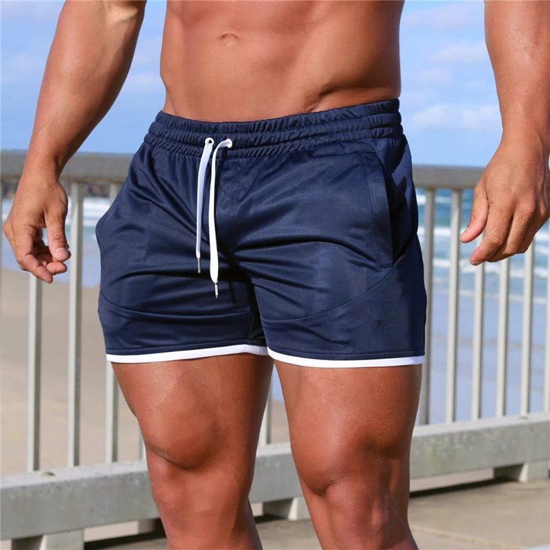 2019 New summer Men Sporting Beaching Shorts Fashion Bodybuilding Sweatpants Fitness Short Jogger Casual Gyms Men Shorts