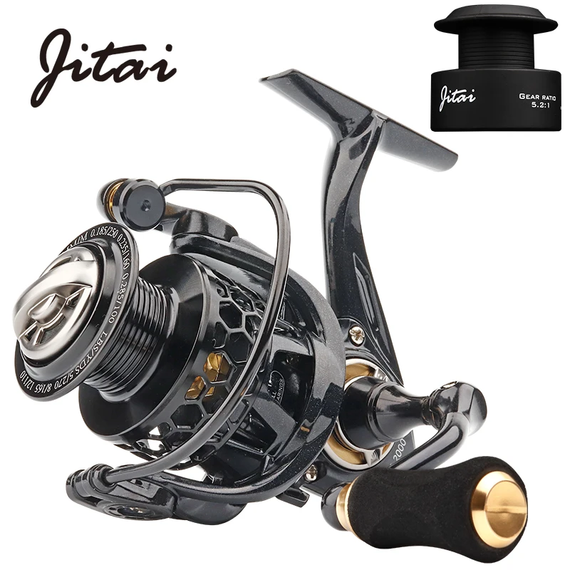 

JITAI Spinning Reel Lightweight 6-8KG Max Drag CNC Aluminum Spool 10+1BBs Saltwater Wheel Carp Fishing Reels with Free Spool