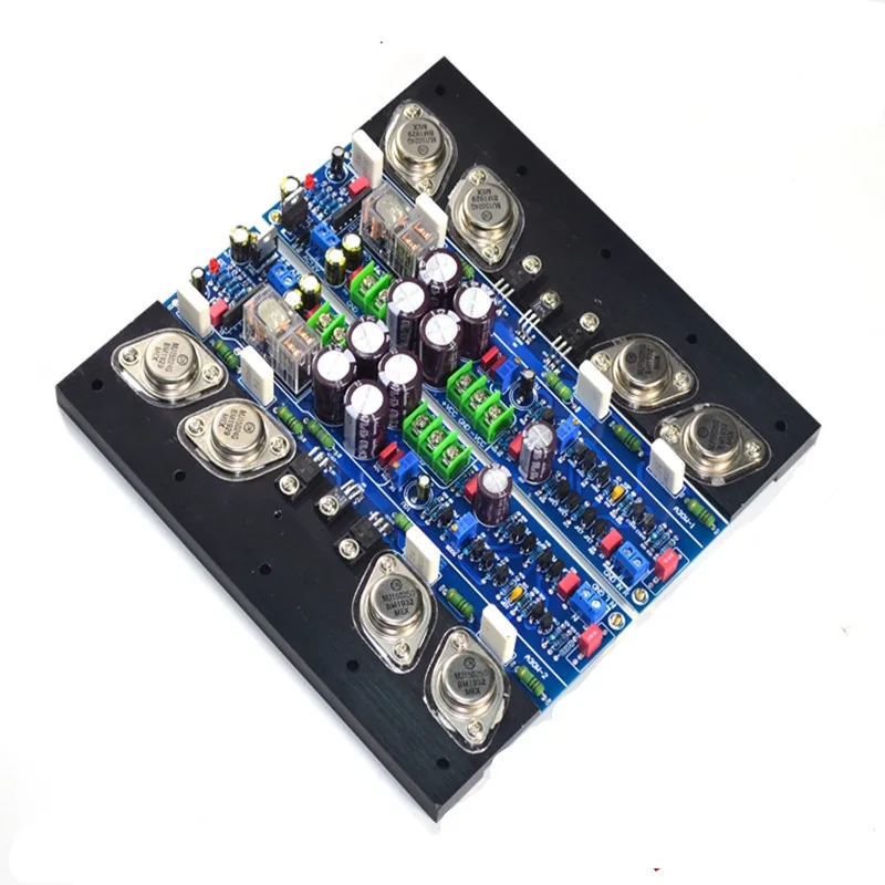 

A30W J103 K246 field tube input ON MJ15024 MJ15025 200W high power post-grade audio amplifier board finished