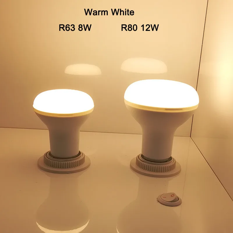 R50 LED lamp E14 R39 3W 7W E27 12W 18W 24W R63 R80 LED lamps SMD2835  SMD5730 AC 85-265 V Warm Cold White living room headlamp