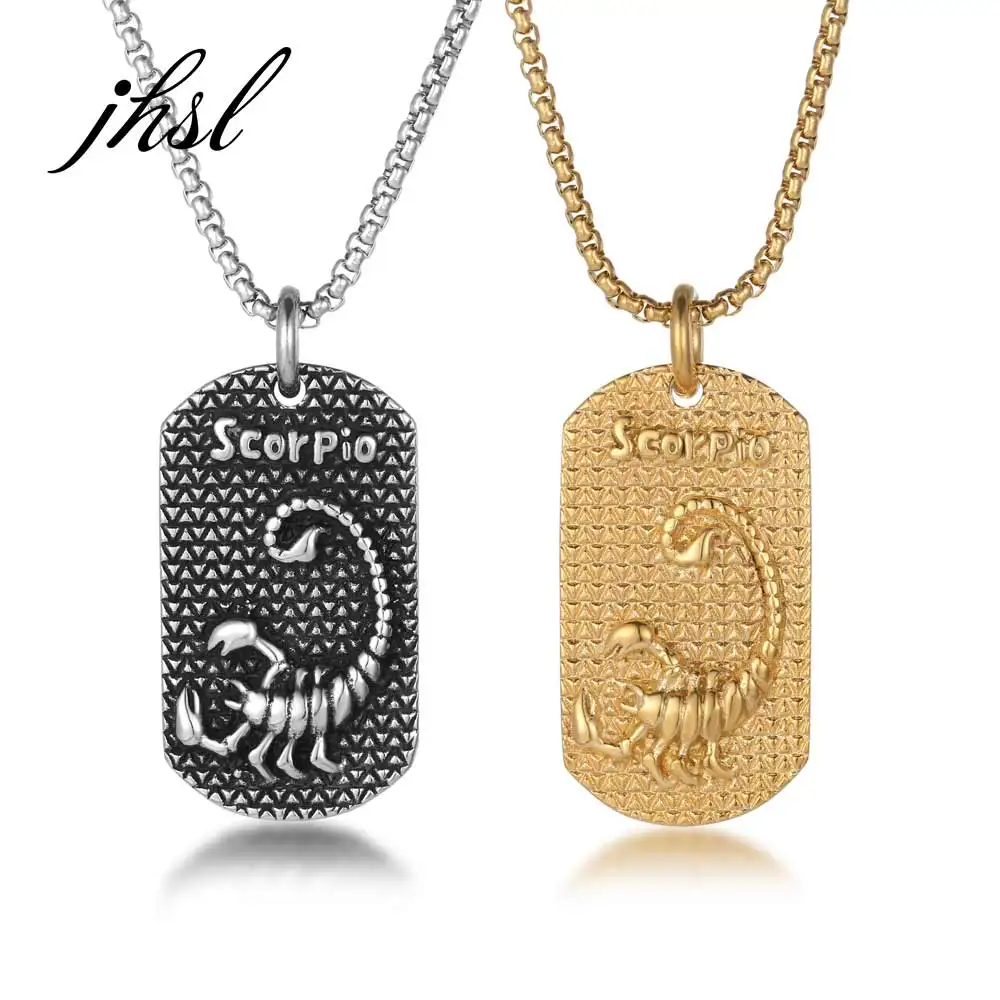 12 style konstelacja zodiak astrologia mężczyźni naszyjnik wisiorki biżuteria ze stali nierdzewnej Taurus baran Virgo Libra Scorpio