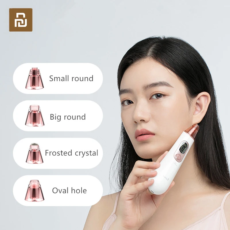 Youpin Wellskins Electric Blackhead Cleaner Vacuum Suction Facial SPA Facial Care Tools Deep Pore Cleanser Acne Pimple Removal