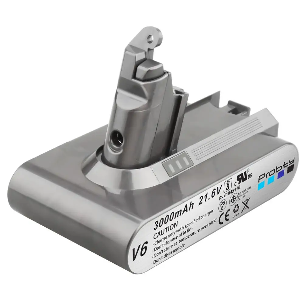 3.0Ah 21.6V Li-Ion แบตเตอรี่ทดแทนเครื่องดูดฝุ่นสำหรับ Dyson DC58 DC59 DC61 DC74 DC74 V6 DC62สัตว์ชาร์จ Bateria