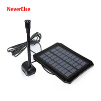 Solar Fountain Garden Water Fountain Pool Pond Decoration Solar Panel Powered Fountain Water Pump, Battery power LED lighting at