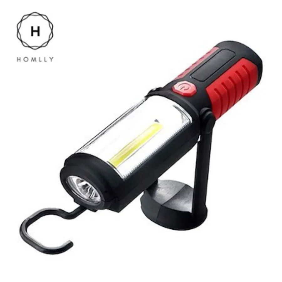 Homlly 360 Magnetic High Power COB LED Hanging Work TorchLight Lamp