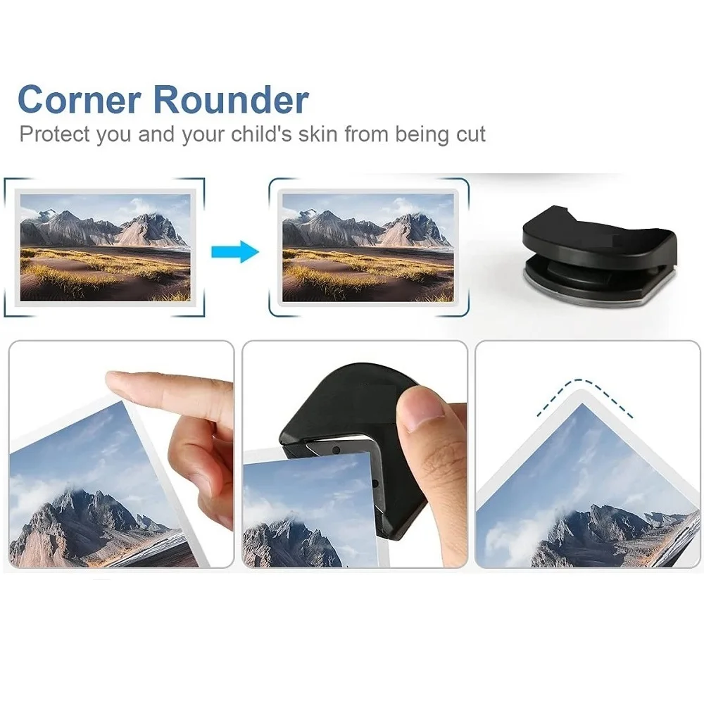 Mini Portable Corner Rounder Paper Punch Card Photo Cutter Diy Craft Scrapbooking Tools Cricut Maker Machine Paper Trimmer