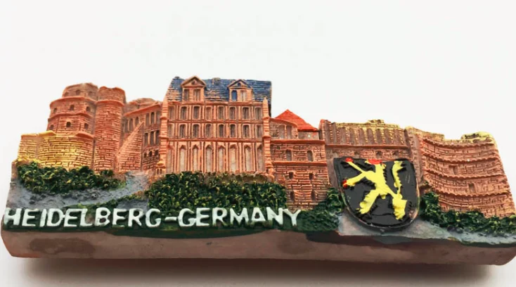 Magnet Kulkas Kastil Heidelberg Jerman