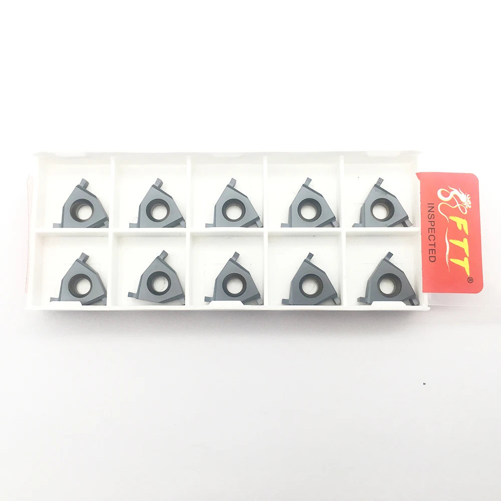 16er/il 1.3 ft1125 10 pces cnc raso entalhe circlip groove carboneto inserir processamento de aço inoxidável e aço