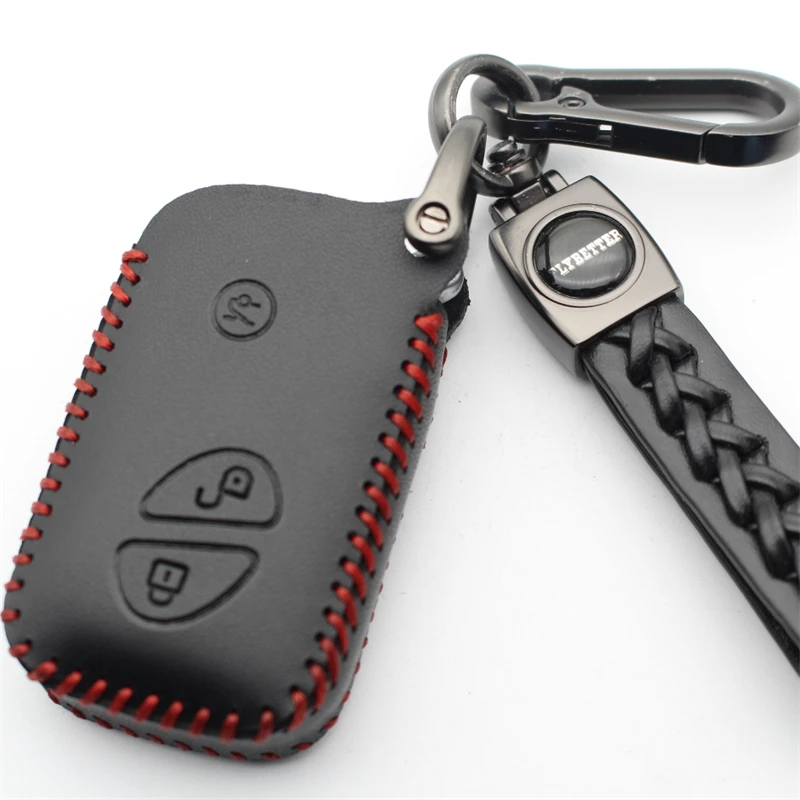 FLYBETTER Genuine Leather 3Button Smart Key Case Cover For Lexus ES250/RX270/RX350/GX460/GS350/IS250/GS330/IS220  L723