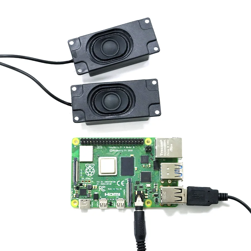 1 Buah 2 Speaker Raspberry Pi USB Free-Drive Speaker Suara Volume Tinggi Amplifier Plug dan Play Daya USB