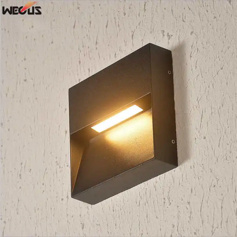 Outdoor waterproof foot light landscape courtyard garden wall lamp stairs outdoor step step wall light