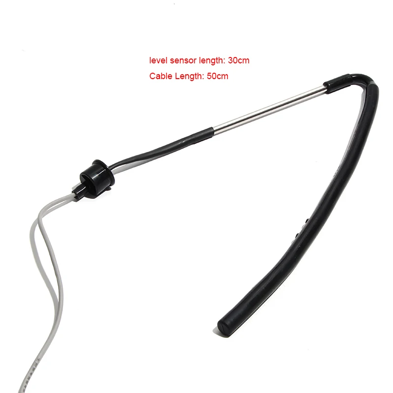 Sensor Suhu Pemanas Air Tenaga Surya Probe Level Air 30Cm 2 Core Series GB Black Rubber Side Mounting Tank Tube