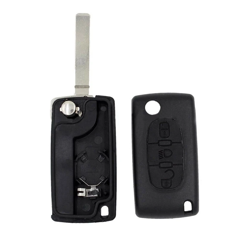 3 pulsanti Flip Remote Key Case Cover Shell Fob Key Kit di copertura chiave di ricambio per Citroen C2 C3 C4 C5 C6 C8 Grand Picasso