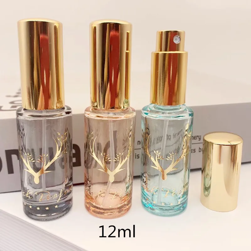 

10/20/30pcs 12ml Glass Mini Mist Empty Perfume Spray Refillable Bottle Portable Sample Bottle Small Atomizer Sprayer Bottles