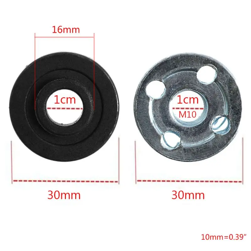 2Pcs Grinder Replacement Part Inner Outer Flange Set Fits for Makita 9523