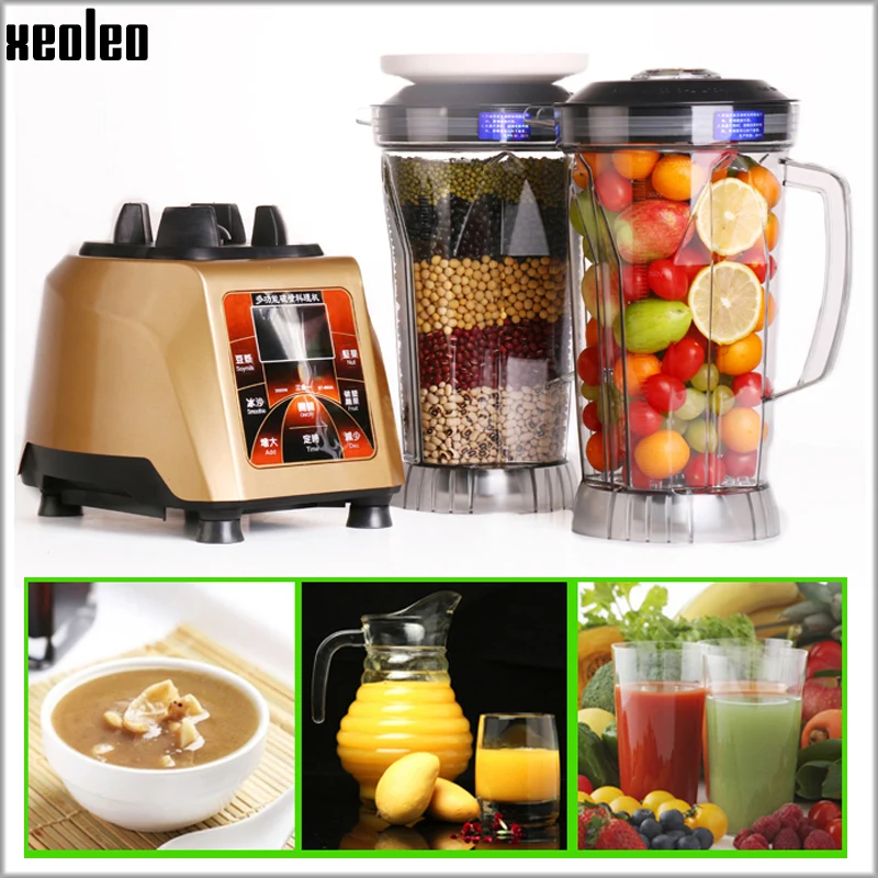 Xeoleo Multifunctional High Speed 4L Household 3000W Soybean Milk Mixer Machine Ice Smoothie Juicer Food Nut Processor Maker