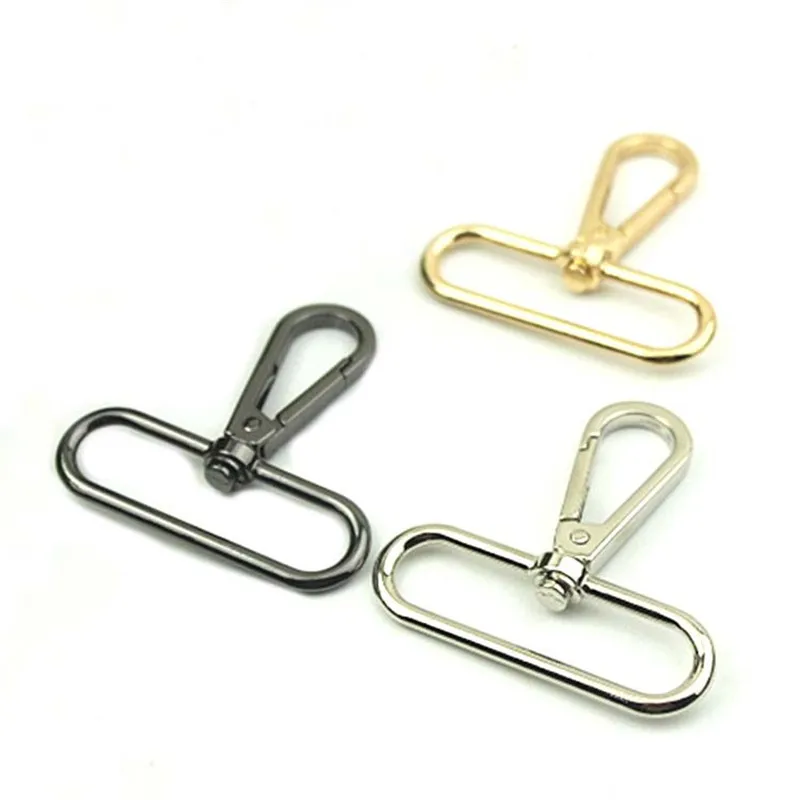 38/50mm Metal Bags Strap Buckles Lobster Clasp Collar Carabiner Snap Hook DIY KeyChain Bag Part Accessories