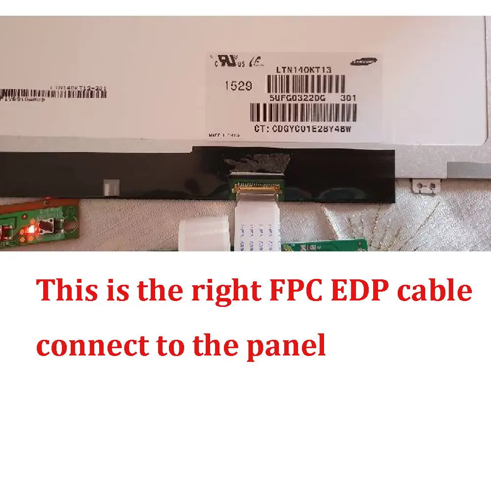 Display 15.6" Controller board DRIVER LED EDP HDMI-compatible 30Pin LCD for LP156WF6-SPM1/SPM2 1920X1080 VGA SCREEN KIT Monitor - view 3