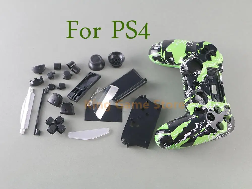 

5sets Full Housing Shell Front Back Case Cover + Inner Stand For Playstation 4 PS4 Controller Gamepad Repair