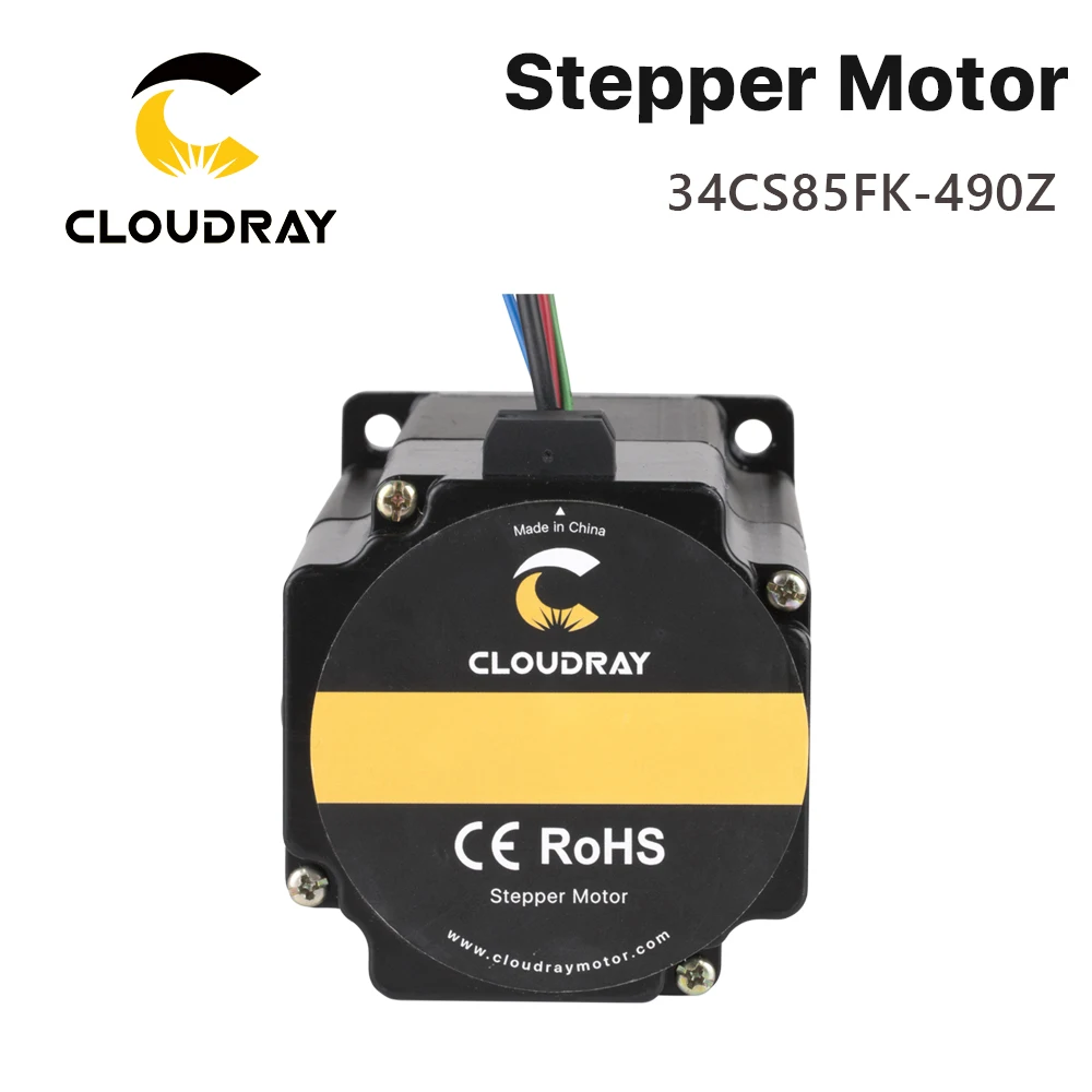 Imagem -02 - Cloudray-motor de Passo Nema 34 Servo Motor de Fases a com Freio para Roteador Cnc Máquina Fresadora