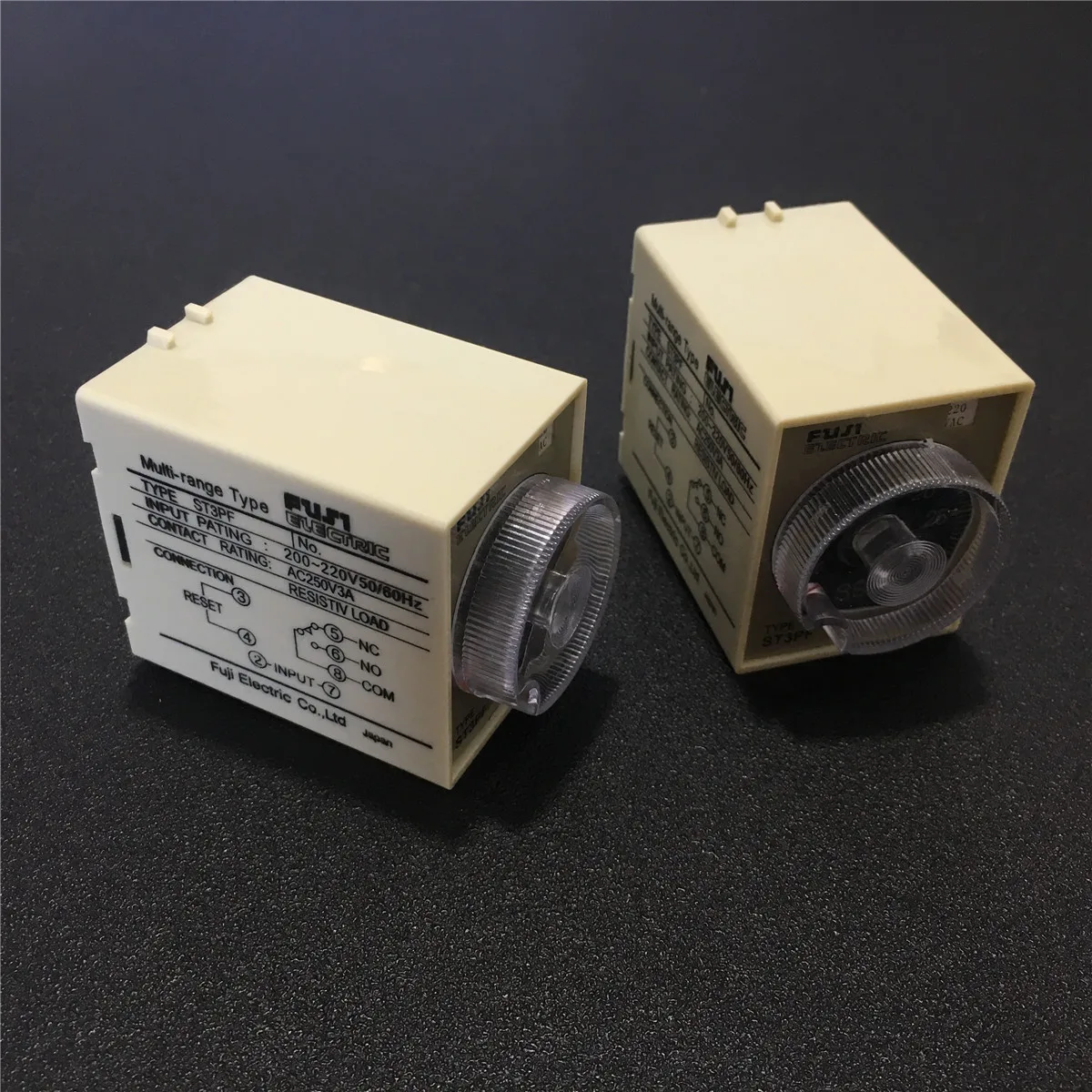 

2pcs ST3PF ST3 Time Relay AC 110V 10S 30S 60S 3M Power Off Delay Timer 110VAC 10S/30S/60S/180S Second Knob Control 3A 250VAC