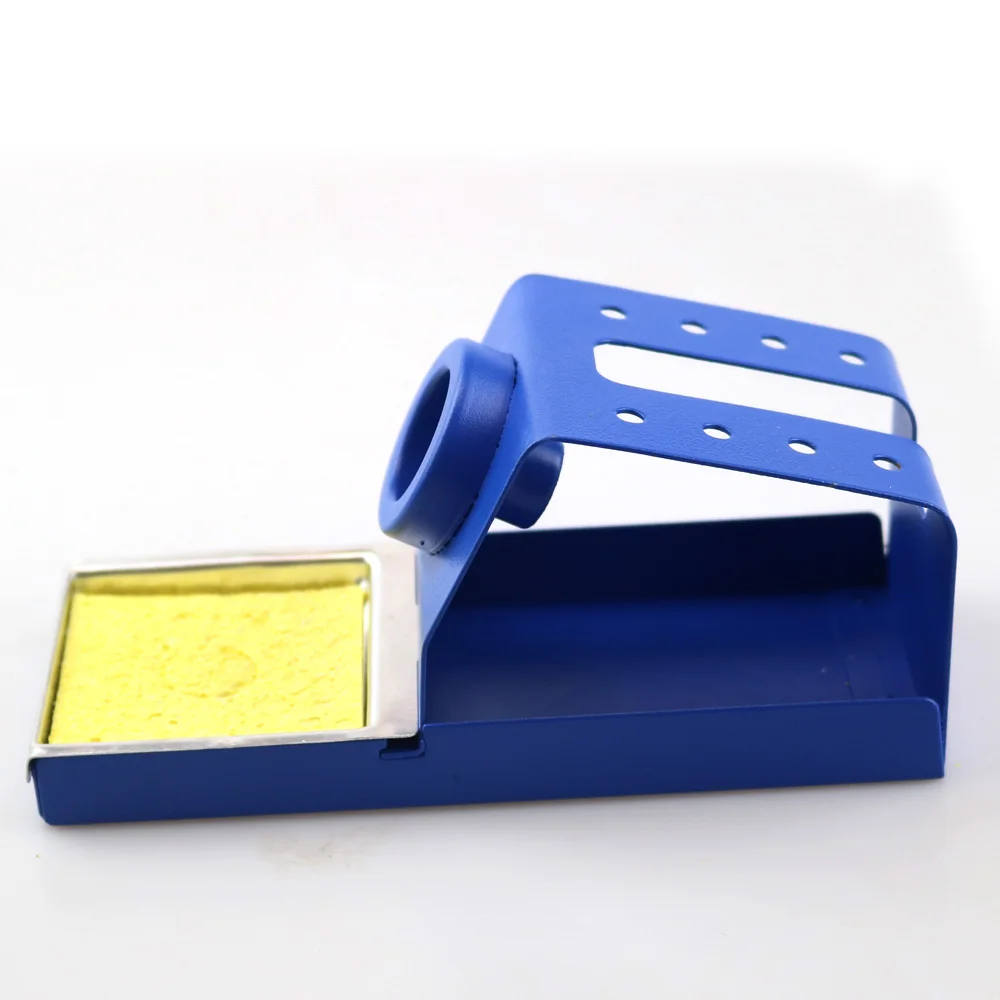 QUICKO Metal Material Soldering blue Iron Stand with Sponge For 936 Soldering Station 907 Soldering Handle