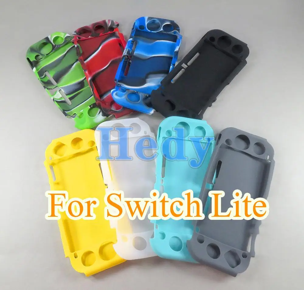 

10pcs For Nintend Switch Lite NS Controller Camouflage Case Protector Shell Protection Silicone Soft Host Protective Skin Cover