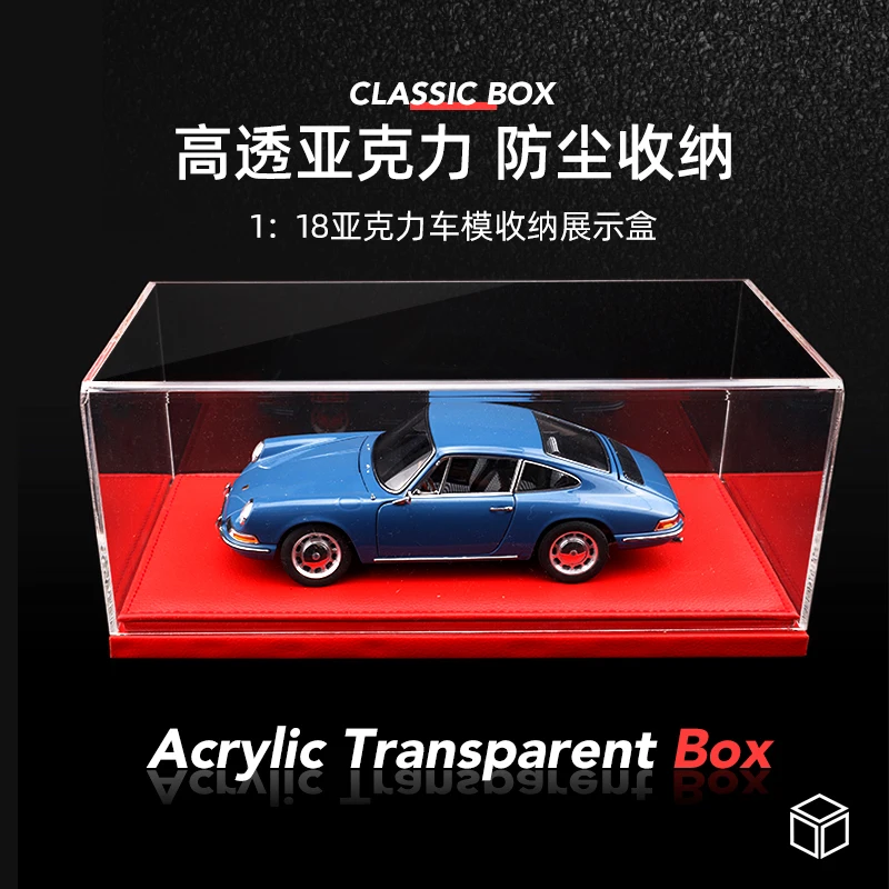 1/18 Acrylic Display Diecast Model Car Show Unto Them Box Cover Dust Cover