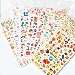 1 Sheet Cartoon Lovely Decorative Mini Sticker for Nails Households Phones Notebook Decoration