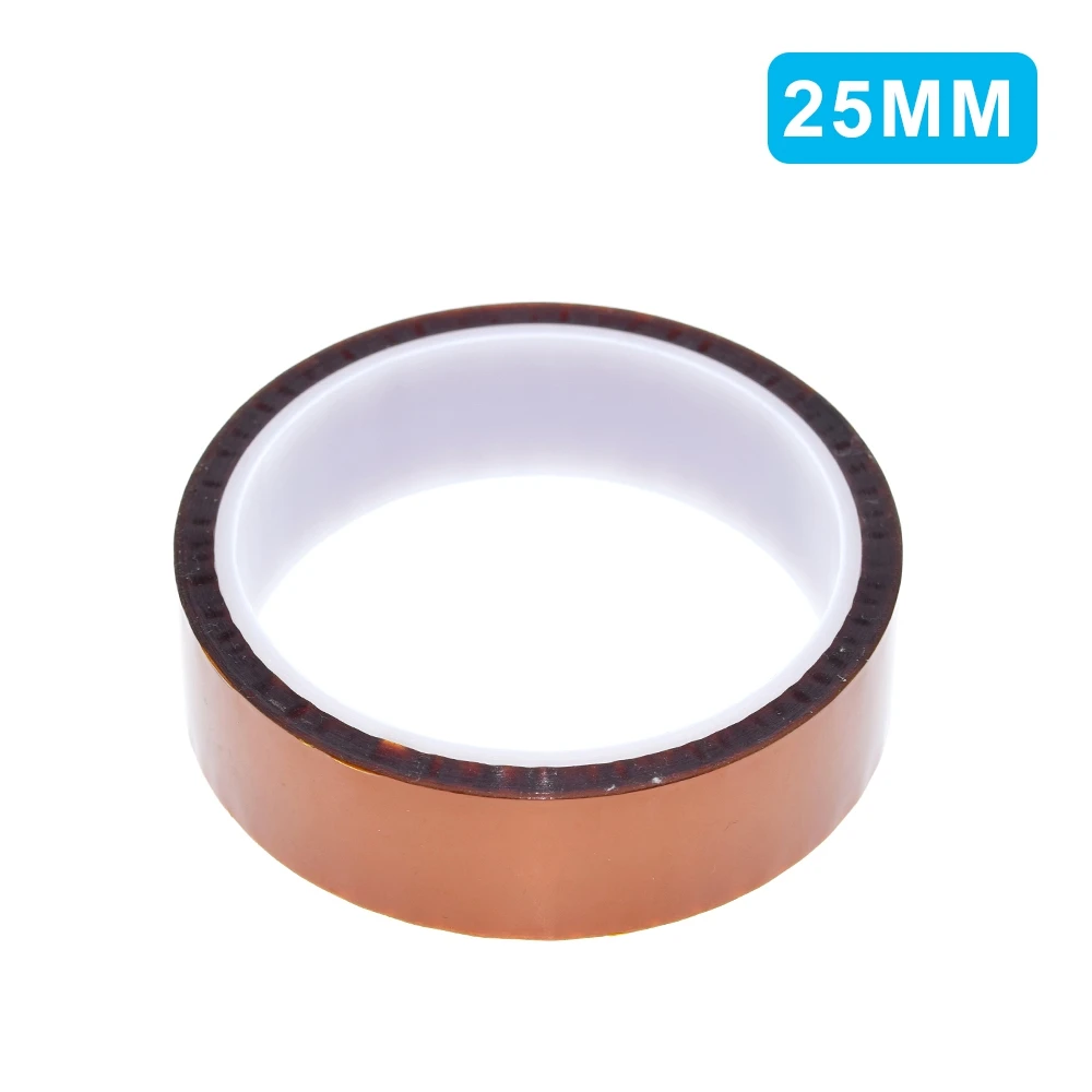 1/3 Stück, 33 Meter x 5–40 mm, hitzebeständiges Polyimidband, hitzebeständige Isolierfolie, selbstklebendes Polyimidband, 10 mm. – Detail 11