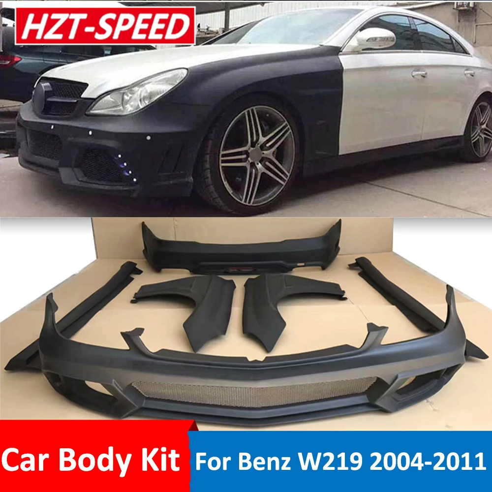 

Wald Style Car Body Kit Unpainted Resin Front Rear Bumper Side Skirts Fenders For Benz W219 CLS Class CLS300 CLS350 CLS500