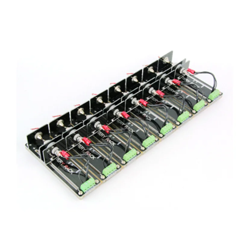 

8 Channel 4-wire Test Stand Battery Holder for 32650/26650/18650 /AA/ AAA/ Lithium Battery 10A Test Bracket